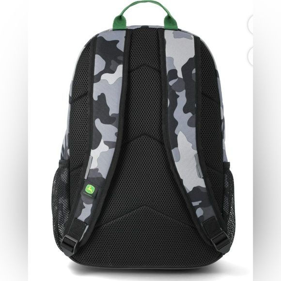 John Deere Boys' August 17" Laptop Backpack with Lunch Box, Black Camo - Picture 5 of 14